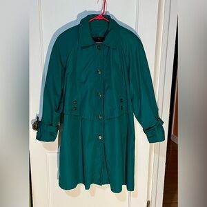 Misty Harbor Button-Up Trench Coat, vintage